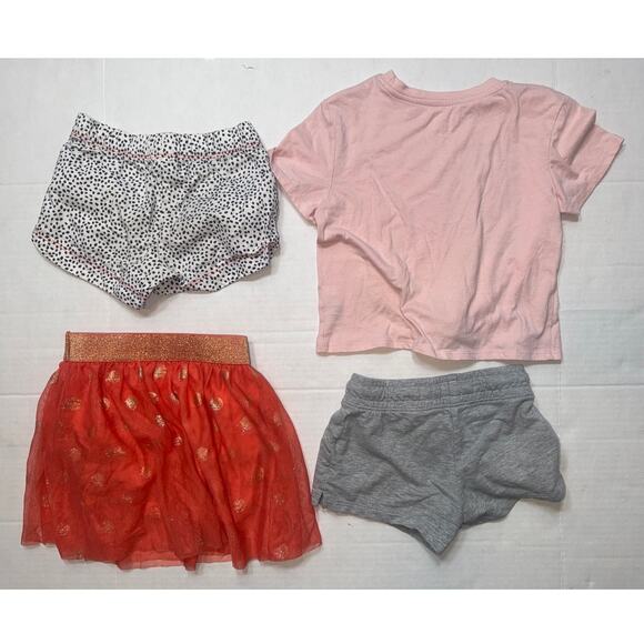 Girls 5T Lot Bundle 10 Pieces Dresses Leggings Tees Skirt Shorts School Clothes - Picture 5 of 7